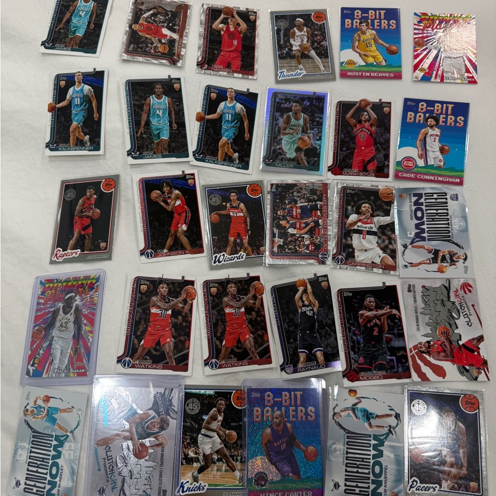 Topps Basketball Trading Cards Collection